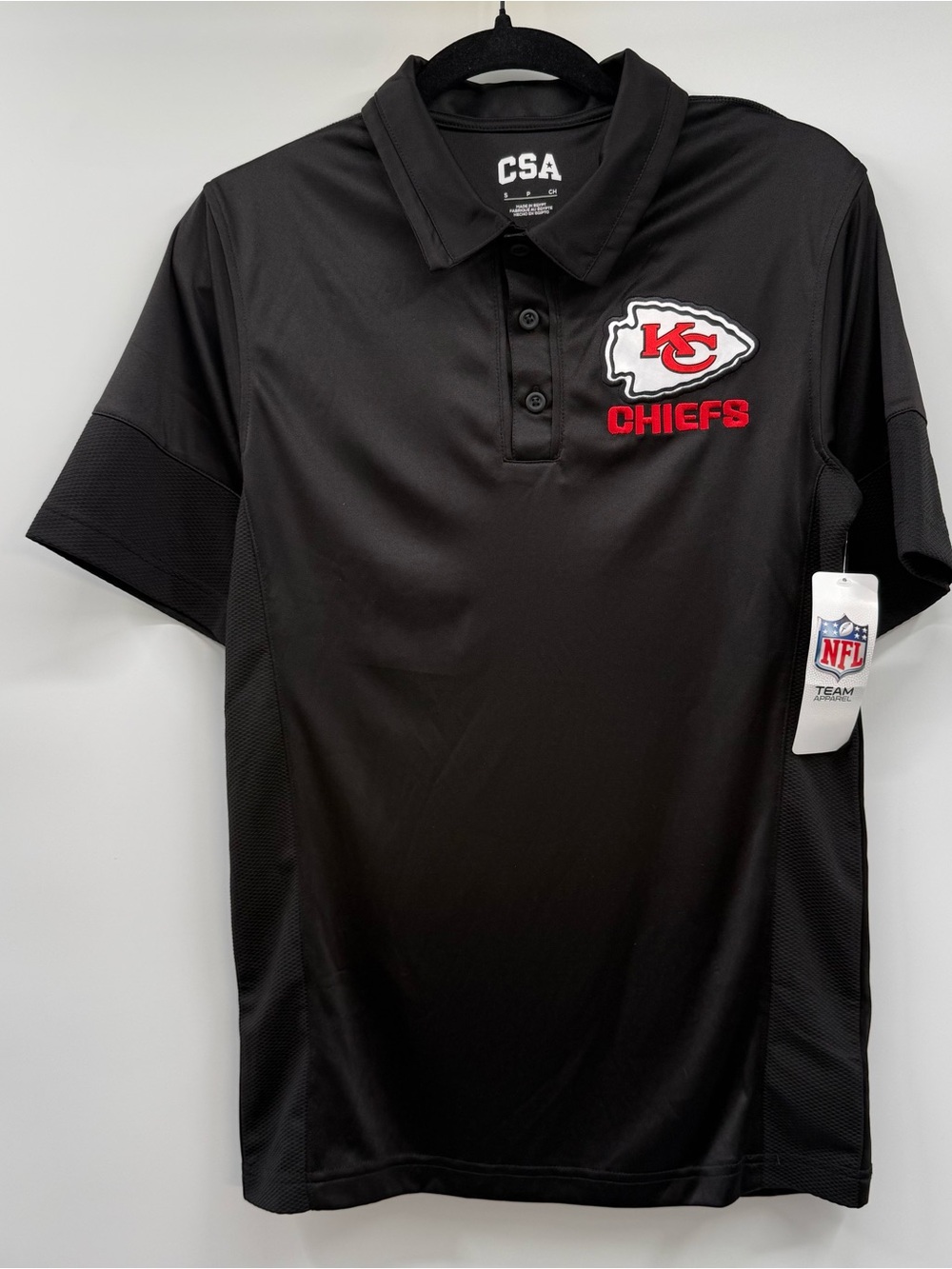 Kansas City Chiefs Black Polo Shirt by CSA